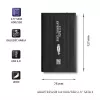 HDD/SSD korpusas QOLTEC 51861 2,5 colio SATA3 diskams, USB 3.0, juodas