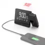 Hama Plus Charge skaitmeninis žadintuvas, juodas