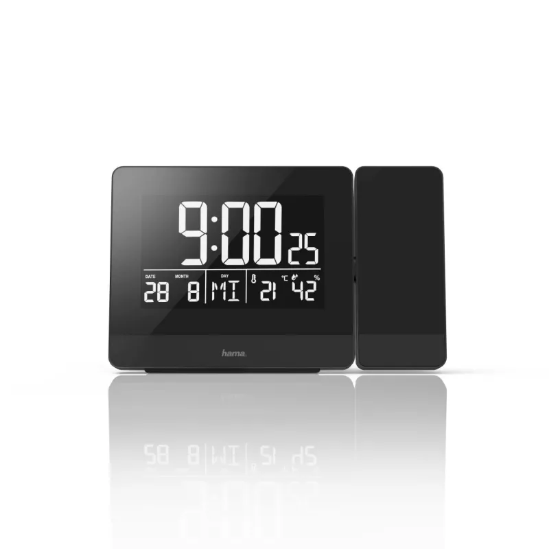 Hama Plus Charge skaitmeninis žadintuvas, juodas
