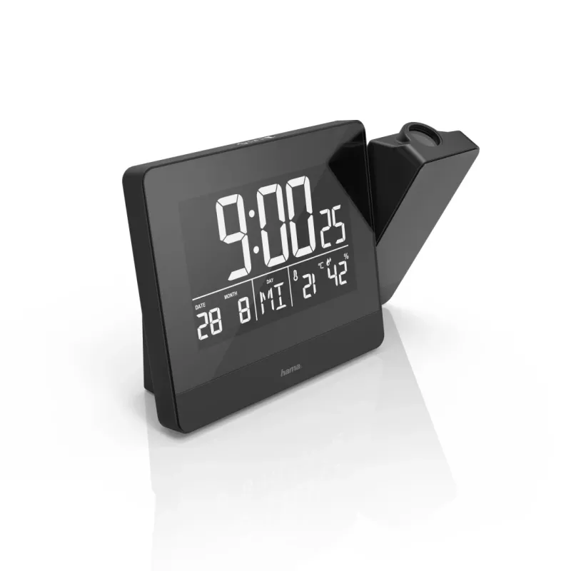 Hama Plus Charge skaitmeninis žadintuvas, juodas