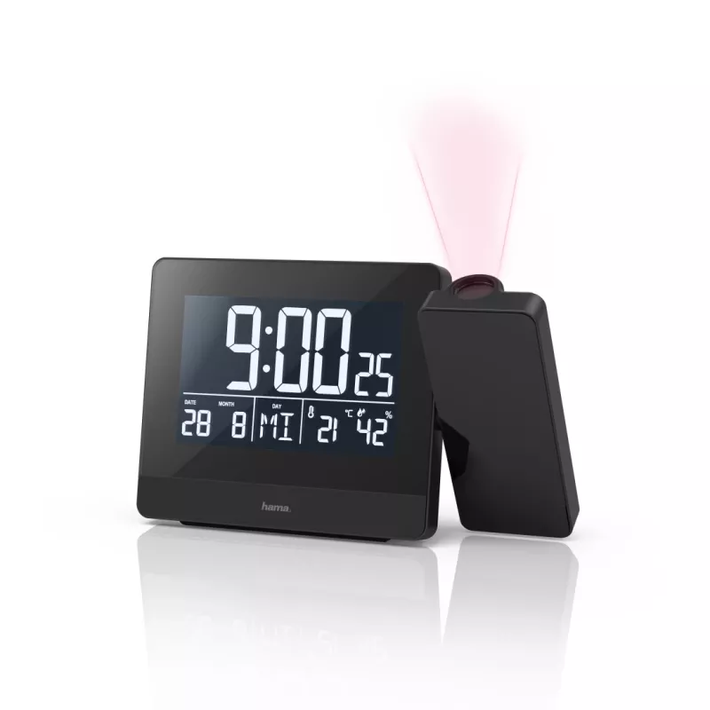 Hama Plus Charge skaitmeninis žadintuvas, juodas