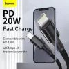Lightning laidas Baseus CATLGD-A01 2m juodas