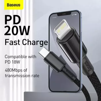 Lightning laidas Baseus CATLGD-A01 2m juodas