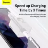 Baseus Super Si vidaus įkroviklis baltas greitas įkrovimas 12V 1xUSB-C