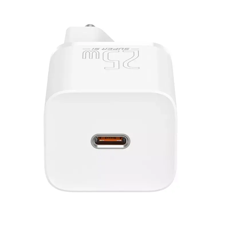 Baseus Super Si vidaus įkroviklis baltas greitas įkrovimas 12V 1xUSB-C