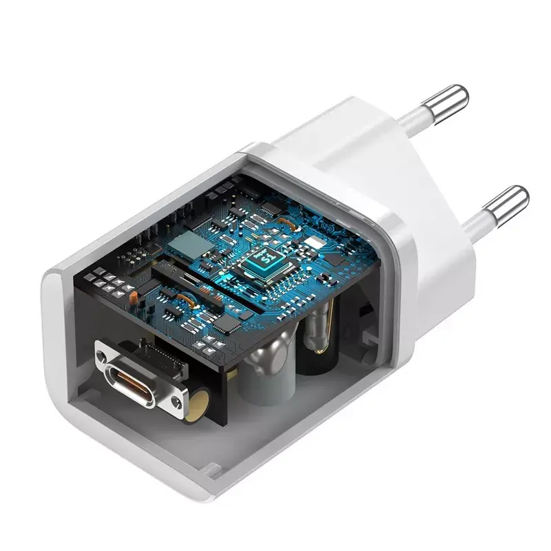 Baseus Super Si vidaus įkroviklis baltas greitas įkrovimas 12V 1xUSB-C