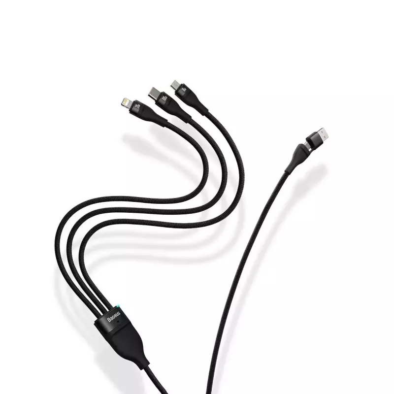 USB Type-C į USB Type-A kabelis Baseus Flash Series II 100W 1,2 m