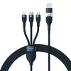 USB Type-C į USB Type-A kabelis Baseus Flash Series II 100W 1,2 m