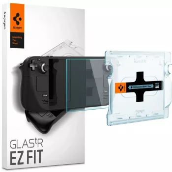 Ekrano apsauga Spigen EZ FIT GLAS.tR permatoma grūdintas stiklas
