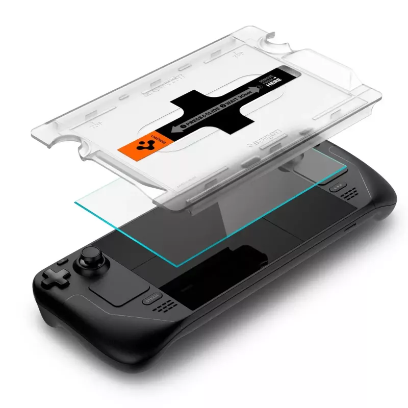 Ekrano apsauga Spigen EZ FIT GLAS.tR permatoma grūdintas stiklas