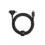 USB laidas Native Union Belt kabelis Duo 1,5 m USB‑C į USB‑C/Lightning juodas