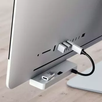 Satechi ST-TAUCS kabelio tipo adapteris USB-A į USB-C, sidabrinis