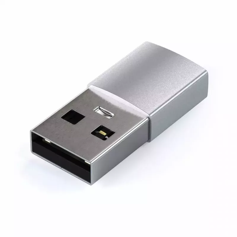 Satechi ST-TAUCS kabelio tipo adapteris USB-A į USB-C, sidabrinis