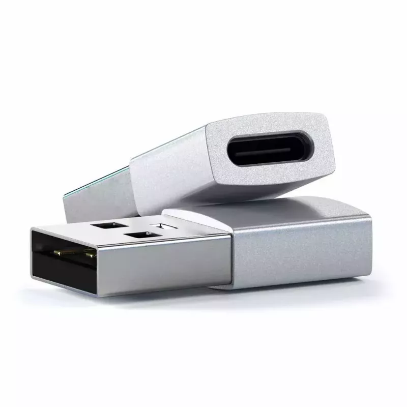 Satechi ST-TAUCS kabelio tipo adapteris USB-A į USB-C, sidabrinis