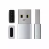 Satechi ST-TAUCS kabelio tipo adapteris USB-A į USB-C, sidabrinis