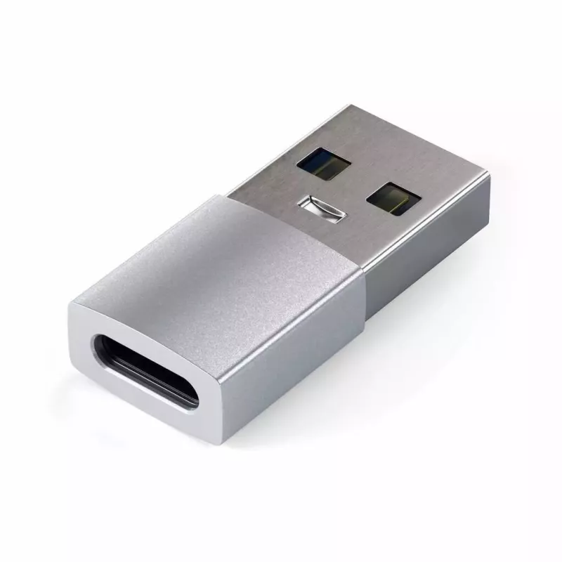 Satechi ST-TAUCS kabelio tipo adapteris USB-A į USB-C, sidabrinis
