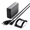 Mobiliojo įrenginio įkroviklis Satechi ST-UC165GM-EU Universalus greitasis įkrovimas 4 USB Type-C
