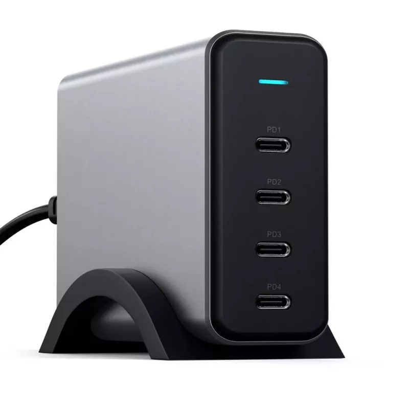 Mobiliojo įrenginio įkroviklis Satechi ST-UC165GM-EU Universalus greitasis įkrovimas 4 USB Type-C