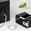 Garso kabelis Vention BCFBJ 2 x RCA į 3,5 mm mini lizdą, 5 m, juodas, paauksuoti kontaktai, PVC apvalkalas