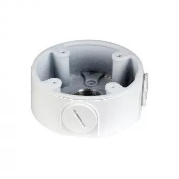 Jungiamoji dėžutė DAHUA PFA13A-E apsaugos kameroms, Ø9.67 cm, aukštis 37.2 mm, balta