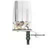 Įvairiakryptė tinklo antena QuWireless QuSpot AX10S, 2,4–2,5 / 4,7–6 GHz, maks. 7 dBi, PoE/LAN, vertikali poliarizacija