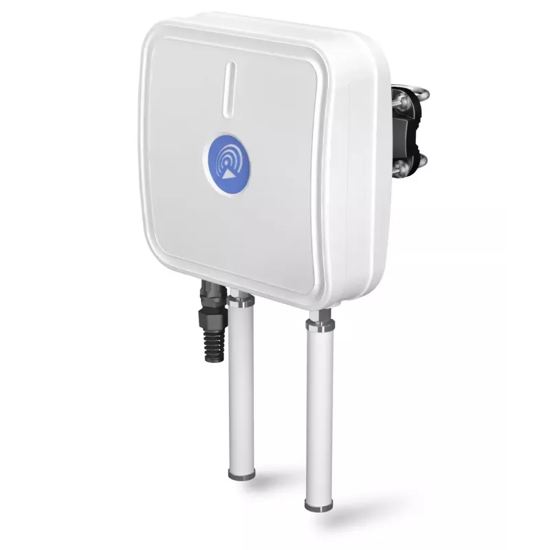 Kryptinė tinklo antena QuWireless QuMax PoE/LAN, daugiajuostė 0,694–2,7 GHz ir 2,4–2,5 GHz, maks. stiprinimas 6 dBi, vertikali poliarizacija