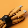 USB-C į USB-C kabelis native union Belt kabelis 1.2 m geltonas