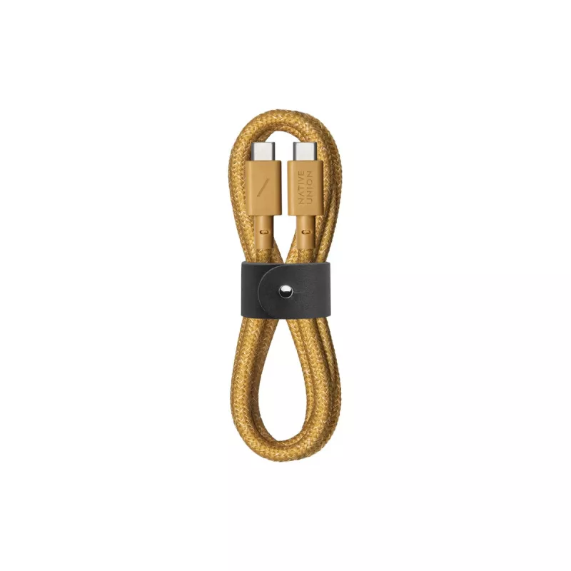 USB-C į USB-C kabelis native union Belt kabelis 1.2 m geltonas