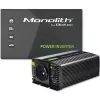 Maitinimo keitiklis QOLTEC Monolith 600 MS Wave 12V į 230V 600W, gryna / modifikuota banga pagal specifikaciją