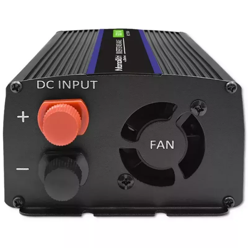 Maitinimo keitiklis QOLTEC Monolith 600 MS Wave 12V į 230V 600W, gryna / modifikuota banga pagal specifikaciją