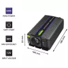 Maitinimo keitiklis QOLTEC Monolith 600 MS Wave 12V į 230V 600W, gryna / modifikuota banga pagal specifikaciją