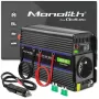 Maitinimo keitiklis QOLTEC Monolith 600 MS Wave 12V į 230V 600W, gryna / modifikuota banga pagal specifikaciją