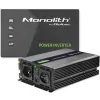 Įtampos keitiklis QOLTEC Monolith 4000 MS Wave 12V į 230V 2000/4000W su USB