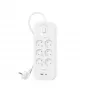 Maitinimo lizdas Belkin Connect White 6 kintamosios srovės lizdų 2 m 650 J