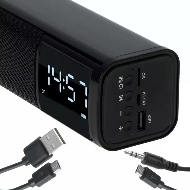 Nešiojamas Bluetooth garsiakalbis Adler AD 1191 5W, belaidis, kompaktiškas, juodas