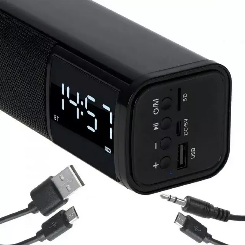 Nešiojamas Bluetooth garsiakalbis Adler AD 1191 5W, belaidis, kompaktiškas, juodas