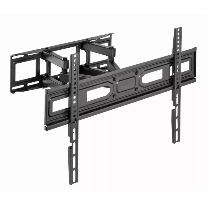 Ant grindų montuojamas televizoriaus laikiklis Gembird WM-80ST-03 37–80 colių ekranams, VESA 100x100–600x400, pakreipimas -15°–3°, pasukimas ±60°, maks. apkrova 40 kg, juodas