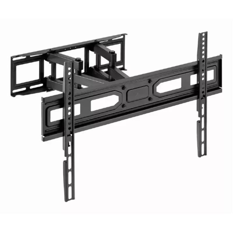 Ant grindų montuojamas televizoriaus laikiklis Gembird WM-80ST-03 37–80 colių ekranams, VESA 100x100–600x400, pakreipimas -15°–3°, pasukimas ±60°, maks. apkrova 40 kg, juodas