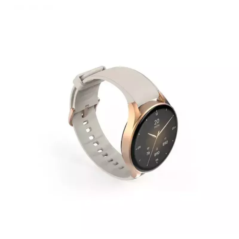 Hama Smartwatch 8900 3,3 cm (1,3 colio) AMOLED 42 mm skaitmeninis 466 x 466 pikselių jutiklinis ekranas auksinis GPS (palydovinis)