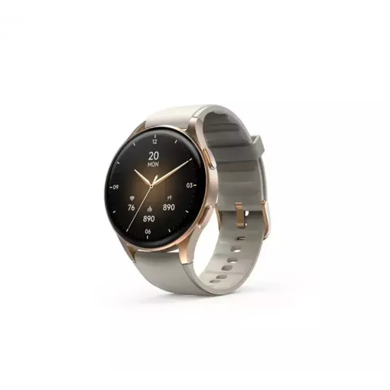 Hama Smartwatch 8900 3,3 cm (1,3 colio) AMOLED 42 mm skaitmeninis 466 x 466 pikselių jutiklinis ekranas auksinis GPS (palydovinis)