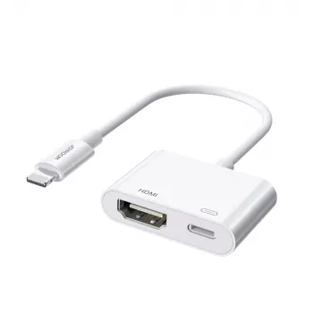 Lightning į HDMI adapteris Joyroom S-H141 — Lightning (Apple) į HDMI FullHD 1080p 60 Hz, baltas