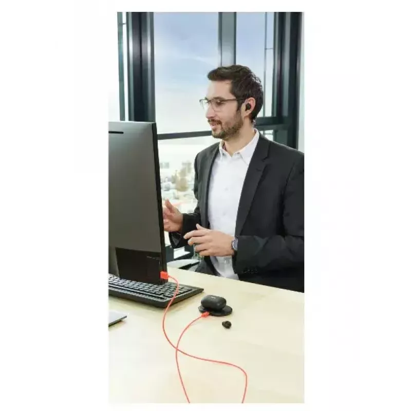 Hama Passion Chop ausinės True Wireless Stereo (TWS) į ausis įdedamos skambučiams / muzikai USB Type-C Bluetooth juoda, pilka