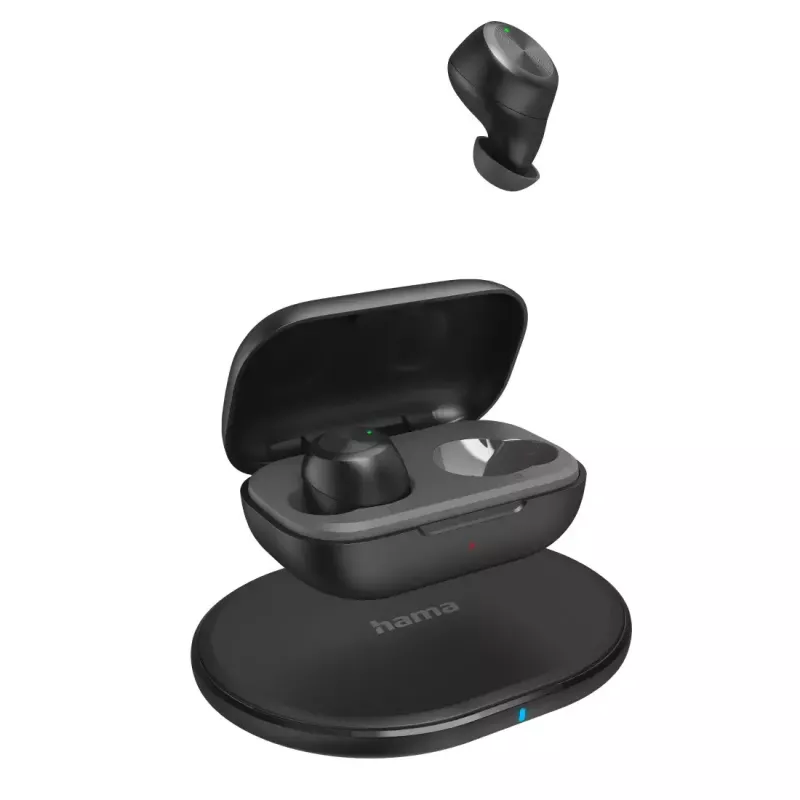 Hama Passion Chop ausinės True Wireless Stereo (TWS) į ausis įdedamos skambučiams / muzikai USB Type-C Bluetooth juoda, pilka