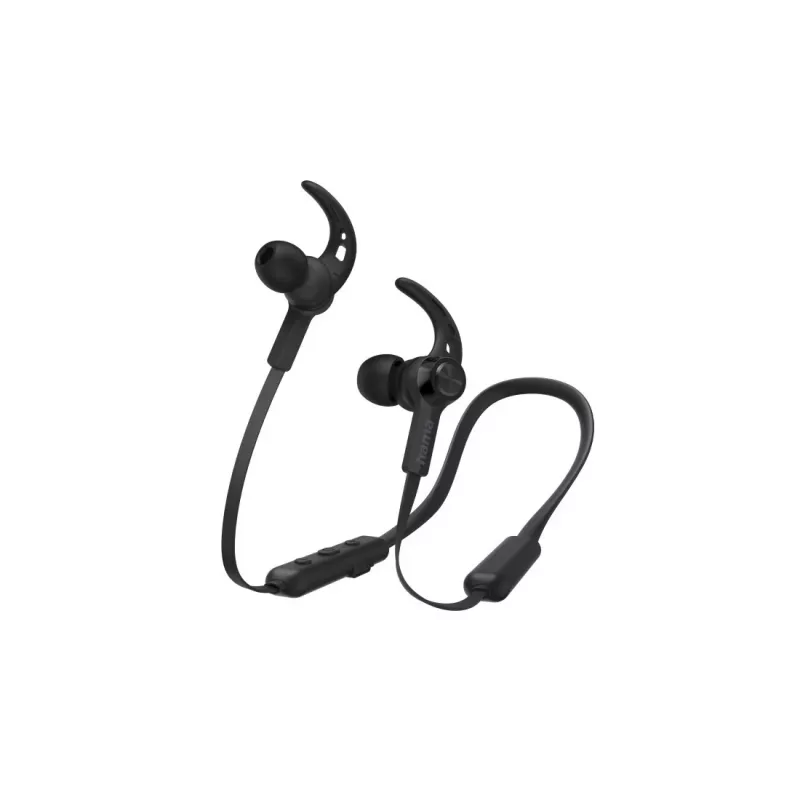 Hama 00184190 ausinės / laisvų rankų įranga Belaidės Užkabinamos už ausies, Į ausis įdedamos Sportinės USB Type-C Bluetooth Juodos