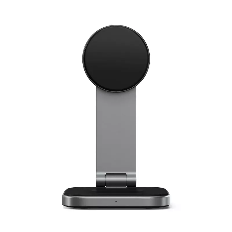 Satechi ST-Q21FM belaidis įkroviklis, vidaus, USB Type-C, ausinėms, išmaniesiems telefonams, pilkas