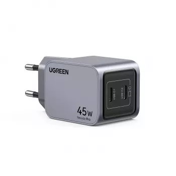 Ugreen 35008 mobiliojo įrenginio įkroviklis Universalus Pilka AC Greitasis įkrovimas Vidinis