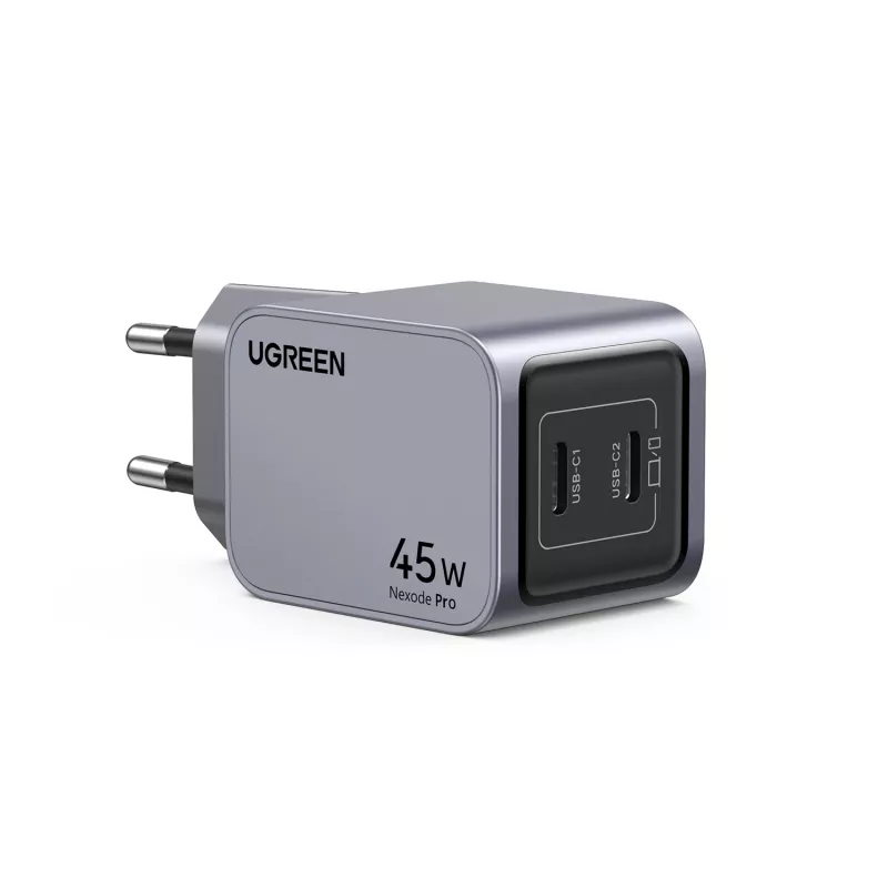 Ugreen 35008 mobiliojo įrenginio įkroviklis Universalus Pilka AC Greitasis įkrovimas Vidinis