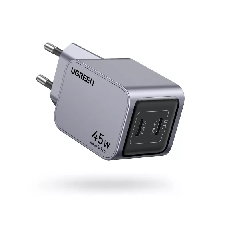 Ugreen 35008 mobiliojo įrenginio įkroviklis Universalus Pilka AC Greitasis įkrovimas Vidinis