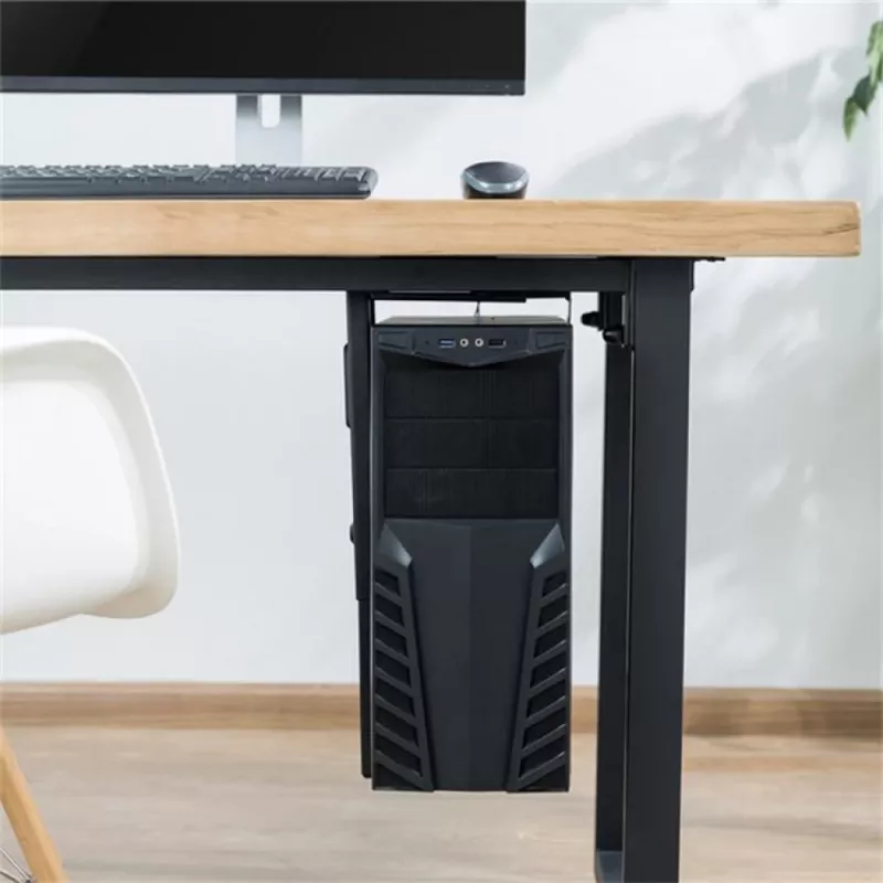 Techly ICA-CS 66 CPU laikiklis Po stalu CPU laikiklis Juoda