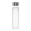 Geriamasis butelis Xavax 00181598 — 450 ml borosilikatinis stiklas su silikoniniu apvalkalu, mėlynas permatomas
